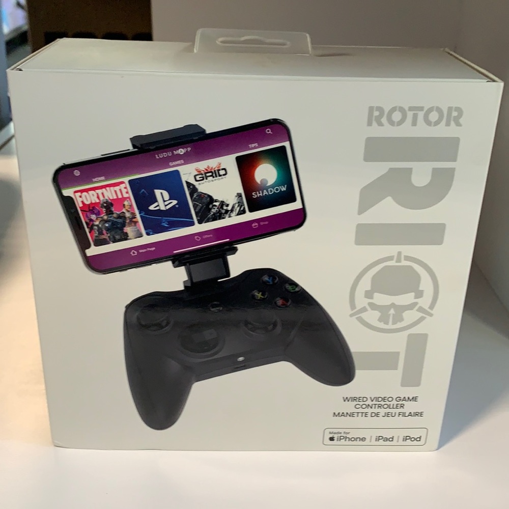 Rotor Riot Wired Video Game Controller RR1850